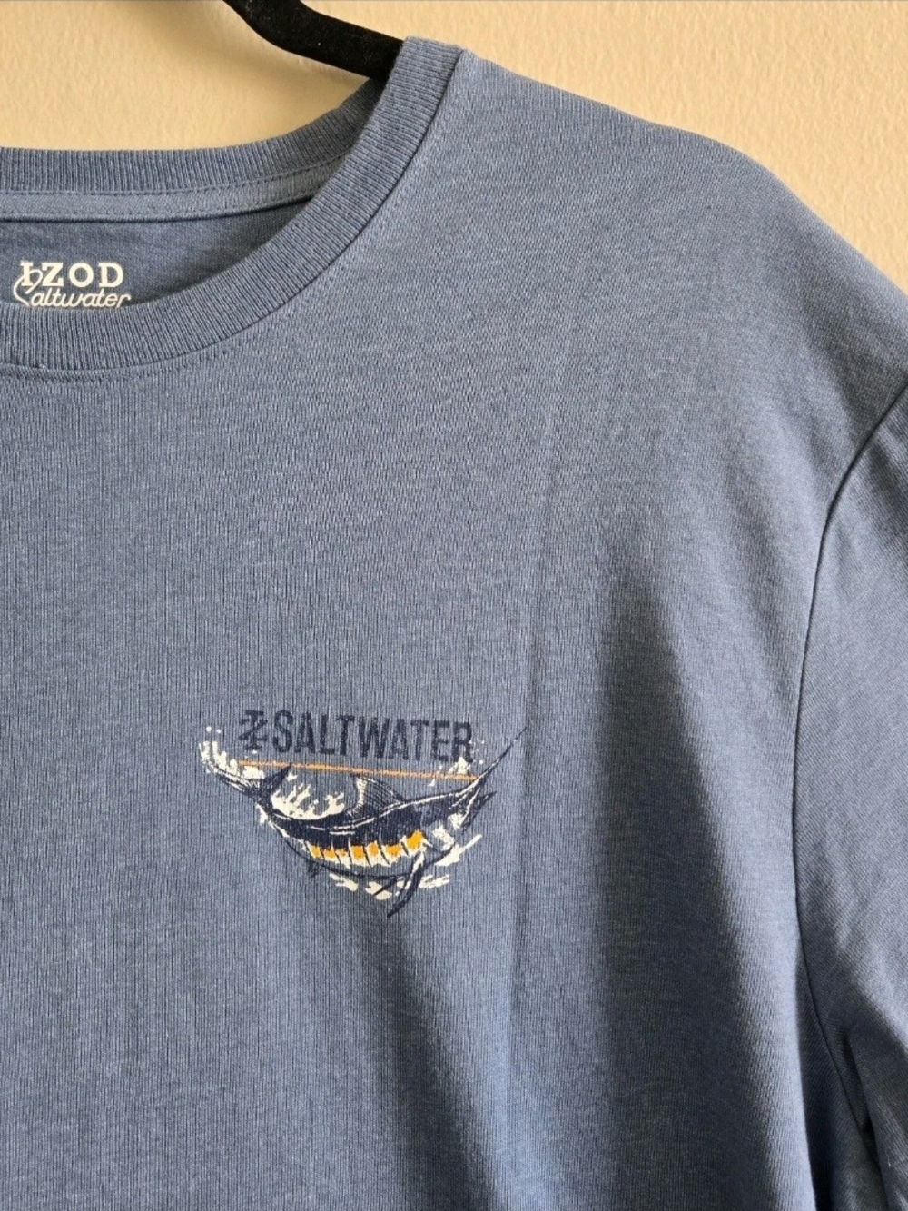 NWT IZOD Saltwater Blue Graphic Tee